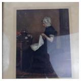 Ernst Oppler Portrt Nherin Framed Print