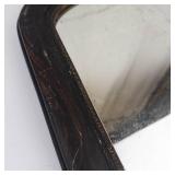 Antique Wood Framed Wall Mirror