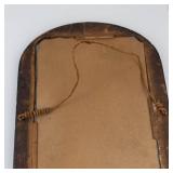 Antique Wood Framed Wall Mirror