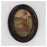 Jules Breton the Song of the Lark Framed Print