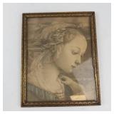 Vintage Filippo Lippi Madonna and Child With Two Angels Framed Print