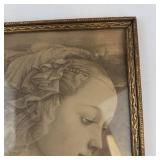 Vintage Filippo Lippi Madonna and Child With Two Angels Framed Print