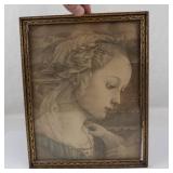 Vintage Filippo Lippi Madonna and Child With Two Angels Framed Print