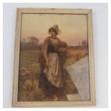 Evangeline Framed Print by Jean Leon Gerome Ferris