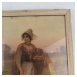 Evangeline Framed Print by Jean Leon Gerome Ferris