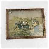 Jean-Francois Millet the Gleaners Framed Print 6 X 8 in
