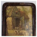 Vintage Small Framed Pastoral Print
