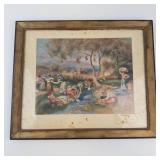 Pierre-Auguste Renoir the Washerwomen Framed Print 15 X 12.5 in
