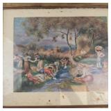 Pierre-Auguste Renoir the Washerwomen Framed Print 15 X 12.5 in