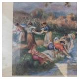 Pierre-Auguste Renoir the Washerwomen Framed Print 15 X 12.5 in
