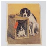 Vintage 1920s Wilson Chemical Company the Last of the Litter Print