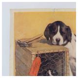 Vintage 1920s Wilson Chemical Company the Last of the Litter Print