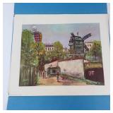 Maurice Utrillo Montmartre Scenes Print Portfolio (Lot of 4)