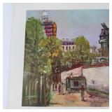 Maurice Utrillo Montmartre Scenes Print Portfolio (Lot of 4)