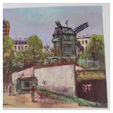 Maurice Utrillo Montmartre Scenes Print Portfolio (Lot of 4)