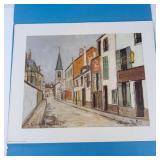 Maurice Utrillo Montmartre Scenes Print Portfolio (Lot of 4)