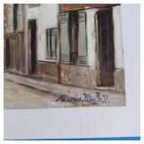 Maurice Utrillo Montmartre Scenes Print Portfolio (Lot of 4)