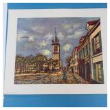 Maurice Utrillo Montmartre Scenes Print Portfolio (Lot of 4)