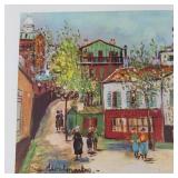 Maurice Utrillo Montmartre Scenes Print Portfolio (Lot of 4)