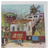 Maurice Utrillo Montmartre Scenes Print Portfolio (Lot of 4)