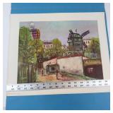 Maurice Utrillo Montmartre Scenes Print Portfolio (Lot of 4)