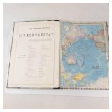 Vintage National Geographic Society Atlas Folio World Map Book