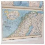 Vintage National Geographic Society Atlas Folio World Map Book