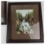 Framed Waterfall Landscape Prints (Lot of 2)
