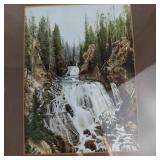 Framed Waterfall Landscape Prints (Lot of 2)