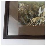 Framed Waterfall Landscape Prints (Lot of 2)