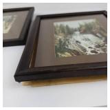 Framed Waterfall Landscape Prints (Lot of 2)