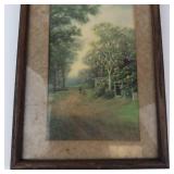 Vintage Framed Landscape Wall Art