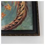 Vintage Carlo Tropical Pheasant Framed Print