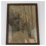Framed Forest Landscape Print