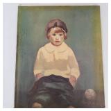 George Benjamin Luks Boy With Baseball Art Print