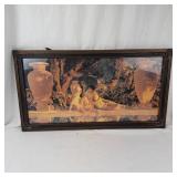 Vintage Maxfield Parrish Garden of Allah Framed Print 1918