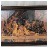 Vintage Maxfield Parrish Garden of Allah Framed Print 1918