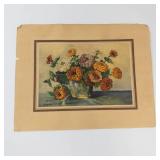 Floral Still Life Print Unframed