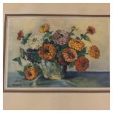 Floral Still Life Print Unframed