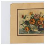 Floral Still Life Print Unframed