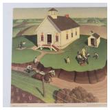 Grant Wood Arbor Day Art Print