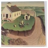 Grant Wood Arbor Day Art Print