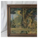 Maxfield Parrish Garden of Allah Framed Print With Broken Glass