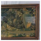 Maxfield Parrish Garden of Allah Framed Print With Broken Glass