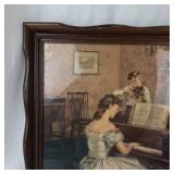 Vintage Framed Print Song of Love by Antoni Ditlef 22 X 26.5 in