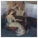 Vintage Framed Print Song of Love by Antoni Ditlef 22 X 26.5 in