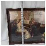 Vintage Framed Print Song of Love by Antoni Ditlef 22 X 26.5 in