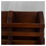 Vintage Wooden Wall-Mounted Organizer Shelf