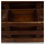 Vintage Wooden Wall-Mounted Organizer Shelf