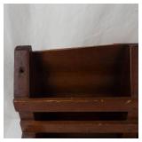Vintage Wooden Wall-Mounted Organizer Shelf